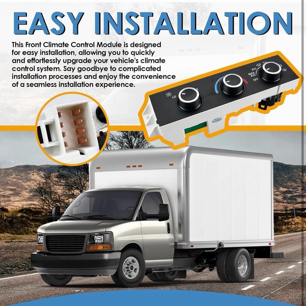 599-217 Heater A/C Control Switch,Front Climate Control Module Compatible With - Picture 5 of 8